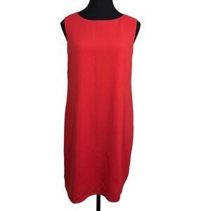 BCBGMaxAzria Vibrant Tangerine Mini Dress With Dramatic Low Back Size 2